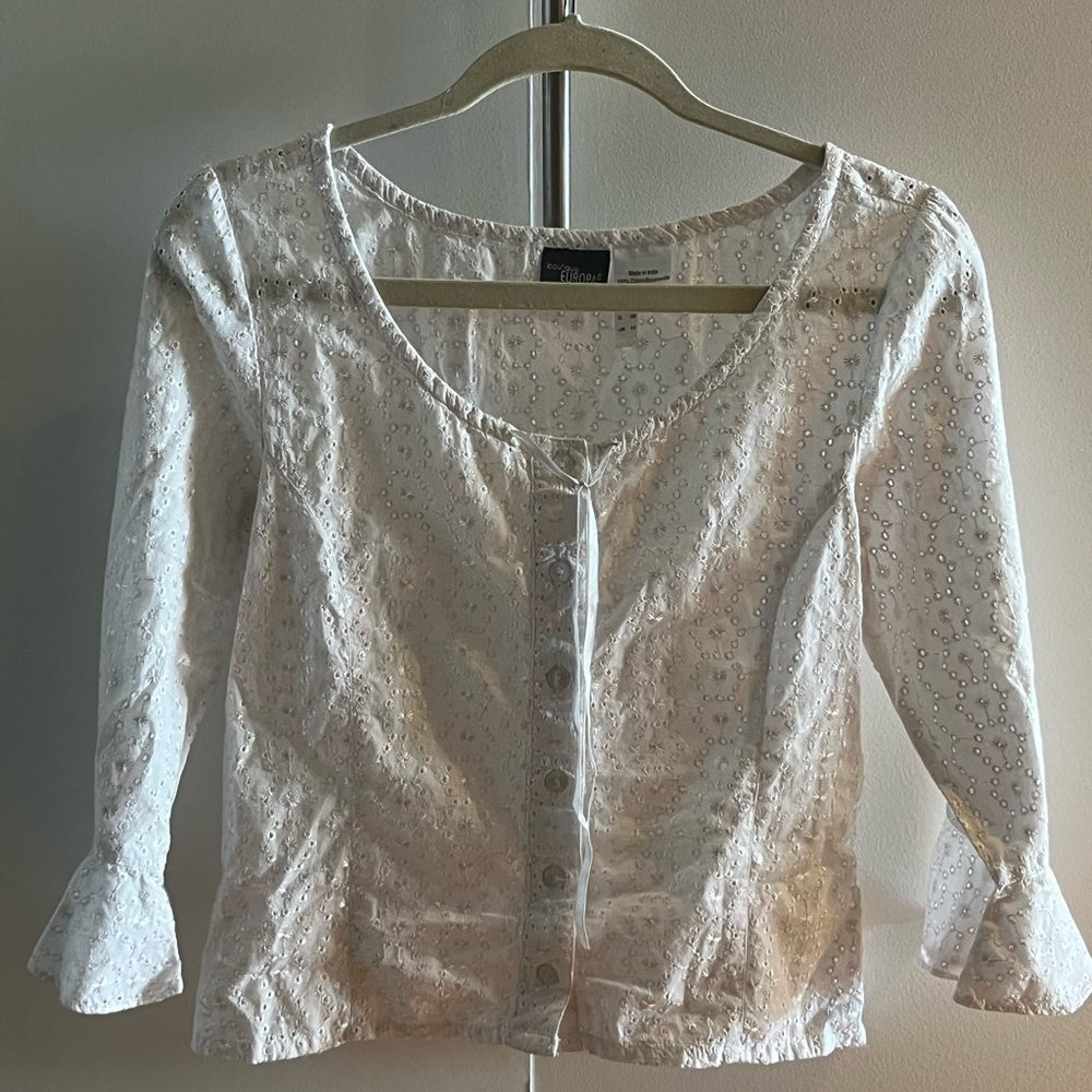 Cottagecore White Top